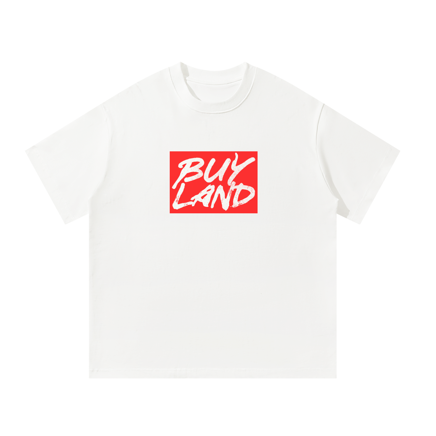 'Buy Land' T-Shirt - White