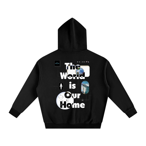 'Our Home' Hoodie - Black