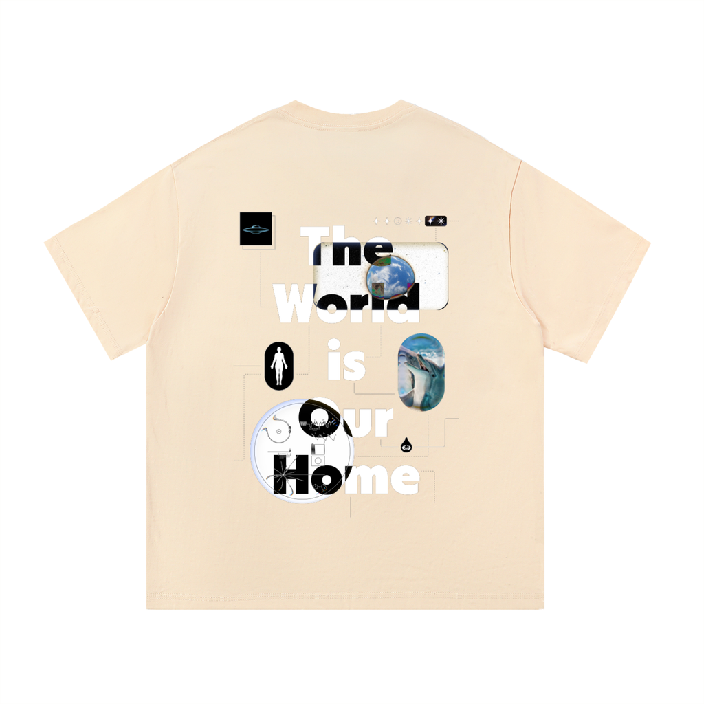 'Our Home' T-Shirt - Apricot