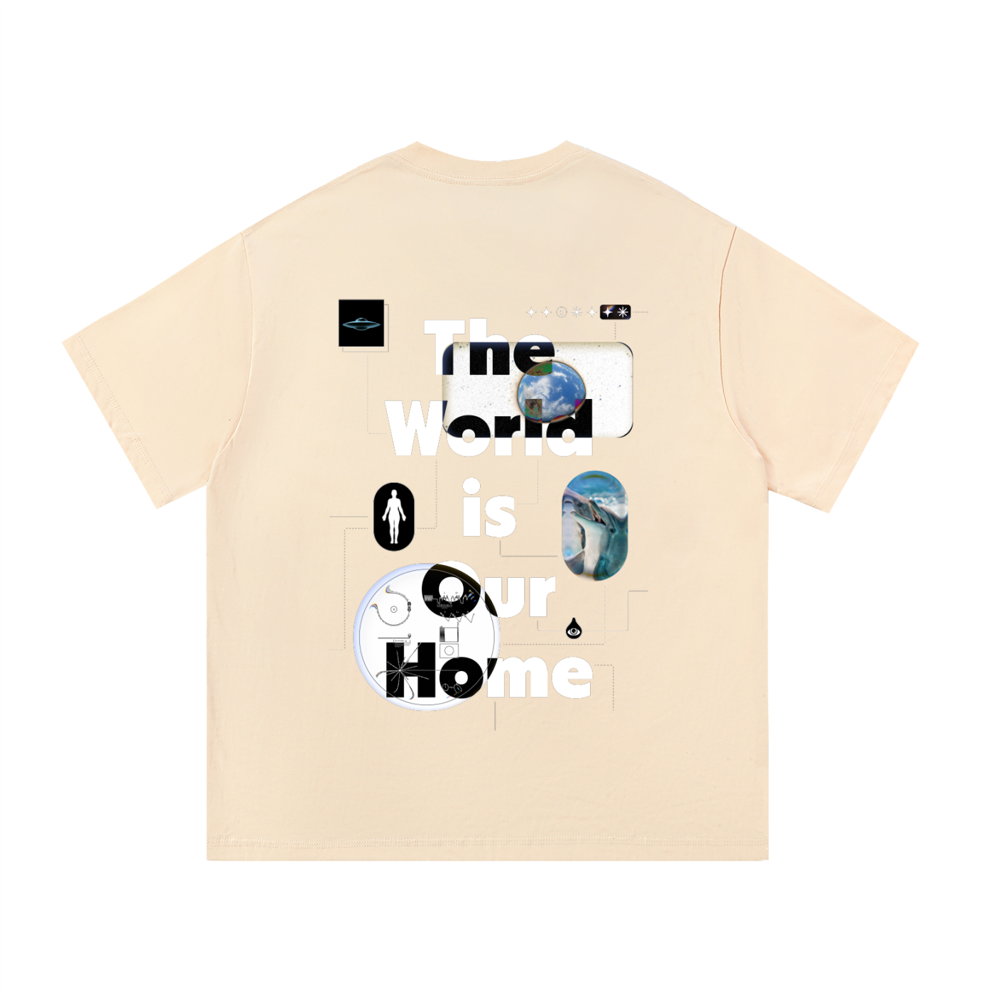 'Our Home' T-Shirt - Apricot