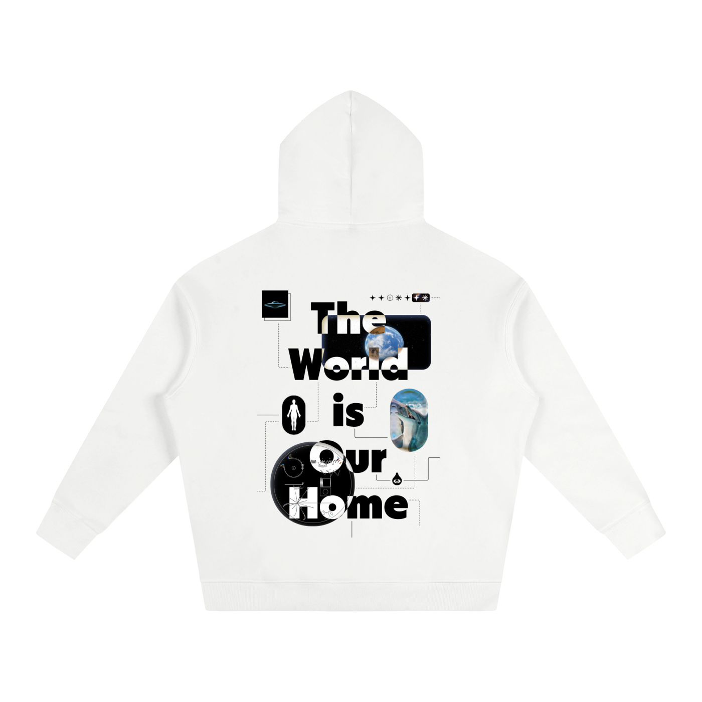 'Our Home' Hoodie - White