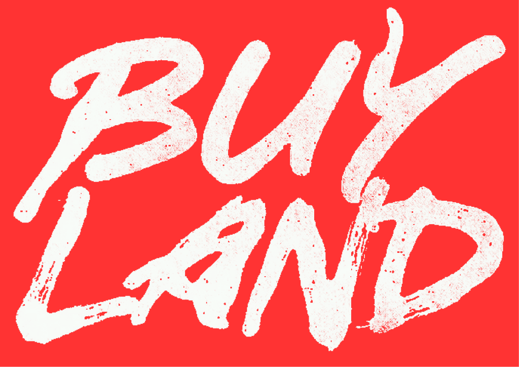 'Buy Land' T-Shirt - White
