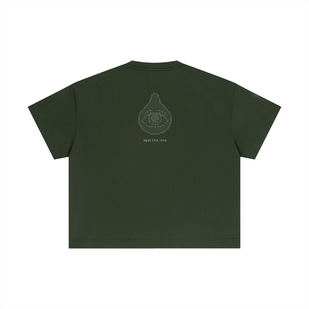 'The Future' T-Shirt - Green (Boxy Cut)