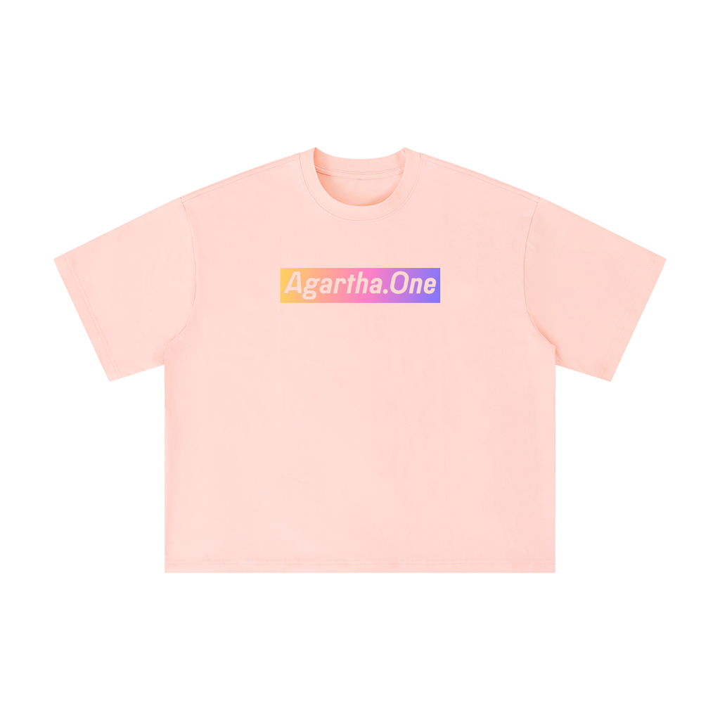 'Earth Dance' T-Shirt - Pink (Boxy cut)