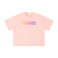 'Earth Dance' T-Shirt - Pink (Boxy cut)