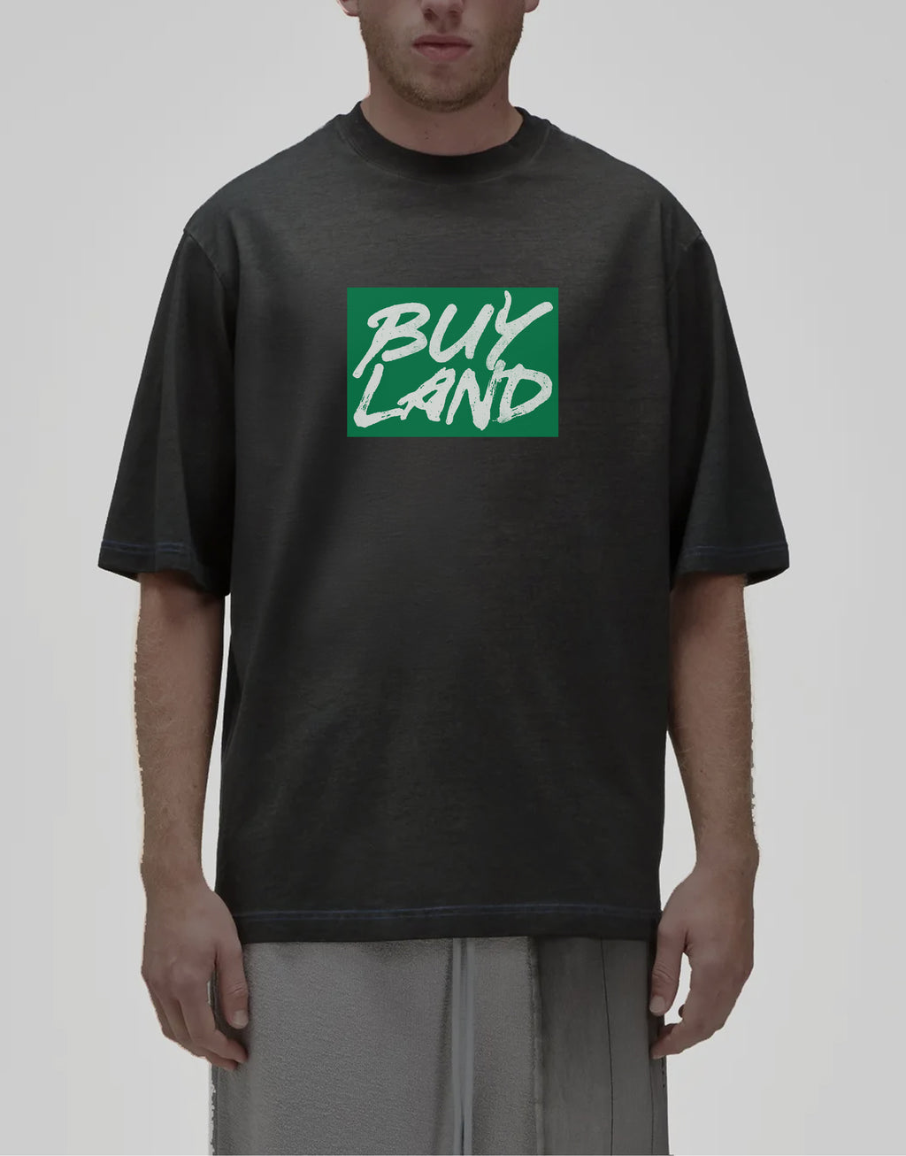 'Buy Land' T-Shirt - Black