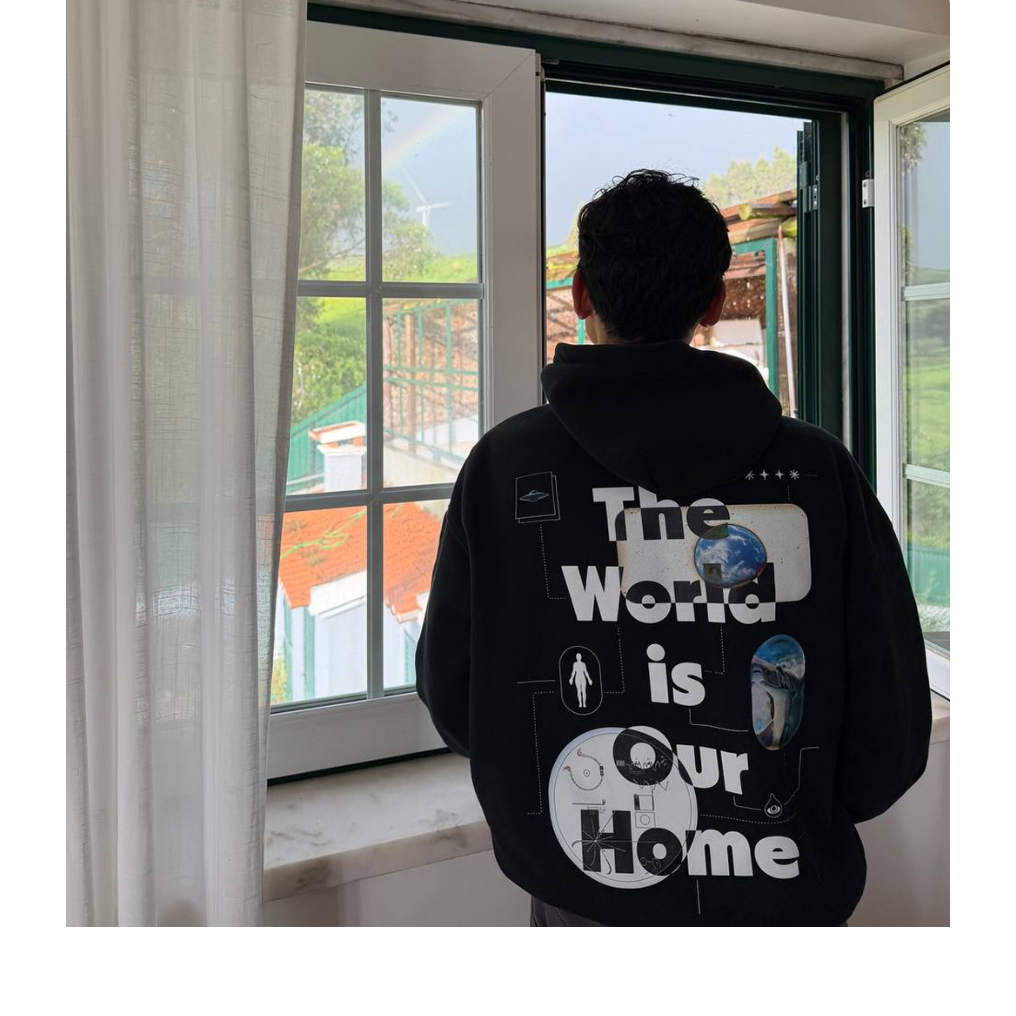 'Our Home' T-Shirt - Black